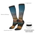 thumbnail image 4 of Naloa Deserted Classic Car Landscape Knee Socks, High Socks Long Stretchy Sock Women Knee High Stocking, Long Socks for Women, 4 of 6
