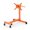 Orange, variant on Accreate Heavy Duty Engine Stand for Auto Repair – Rotating Motor Hoist Dolly with Folding Steel Frame, 4 Adjustable Arms