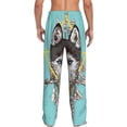 thumbnail image 2 of Bixox Men's Husky With Dreamcatcher Patterned Pajama Pants with Pockets Lounge Clothes for Home, 2 of 5