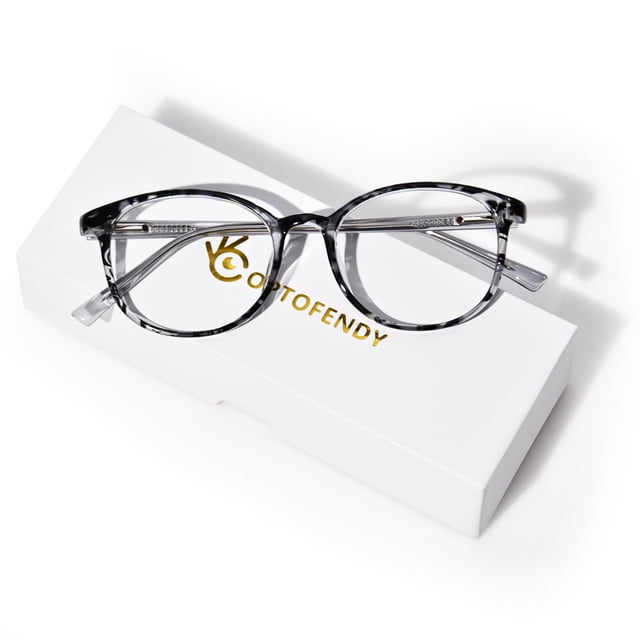 Gafas de luz azul OPTOFENDY TR90 con montura redondeada, anti UV400