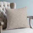 thumbnail image 4 of Taupe Plaid Pillow Covers 16x16 Set of 2, Farmhouse Buffalo Checkered Gingham Throw Pillow Covers Decorative Couch Cushion Cover, Microfiber Soft Square Pillowcases for Bedroom Living Room Sofa, 4 of 9