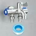 thumbnail image 5 of Ana Stainless Steel Three Way Tap Sink Faucet Washing Machine 2 Way Angle Valve, 5 of 8