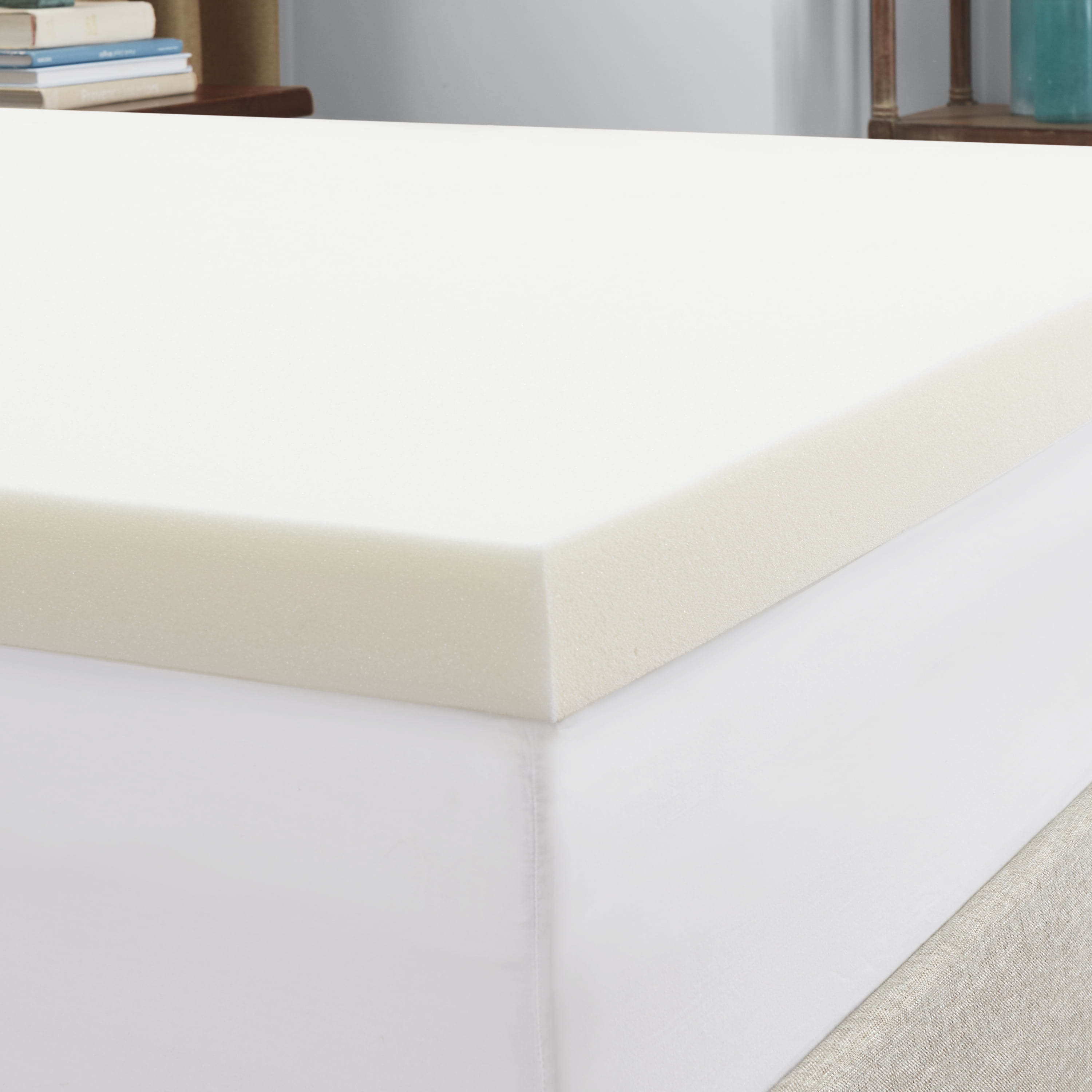 Sleep Studio 3 Breathable Memory Foam Mattress Topper Walmart Com Walmart Com