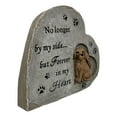 thumbnail image 3 of Pierre Commémorative pour Chien en Forme de Cœur pour Jardin Extérieur Pierre Tombale Chiot, 3 of 8