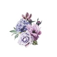 thumbnail image 1 of Pegatina de Pared Naiovety Flores Calcomanía Estilo Elegante Papel Tapiz Artístico PVC Decoración del Hogar Tipo 3, 1 of 6
