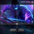 thumbnail image 3 of (Open Box) MTG 24 inch 1080p LED Desktop Laptop Monitor - Full HD, 75Hz, VESA Mountable, VGA, and Ultra-Light Sleek Thin Design, for Home and Office, 3 of 6