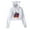 White-HL11194, variant on Ella Mai Hoodie Sweatshirt for Girls Cat Ear Crop Top Singer Women Casual Streetwear