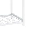 thumbnail image 6 of Sesslife Free-Standing Closet Organizer with Bottom Mesh Storage Rack, Heavy Duty Clothes Closet with Shelves, White Metal Frame, 6 of 10