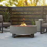 Real Flame Idledale Propane Fire Bowl for Outdoors in Glacier Gray