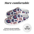 thumbnail image 6 of Disketp record rock music Skull Women's Men's Slippers Plush Slip-On House Slipper for Winter Indoor Soft Cushion Non-slip Fluffy Slides Slippers-35/36, 6 of 7