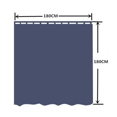thumbnail image 3 of Lishi Cute Cartoon Cat Bathroom Polyester Fiber Waterproof Bathroom Decoration, 3 of 4