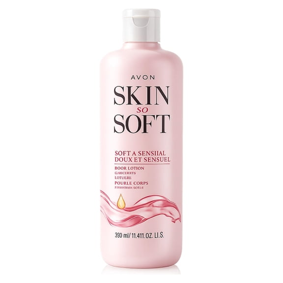 Avon Skin So Soft Soft and Sensual Argan Oil Body Lotion for Women, Jasmine, 11 8 fl oz