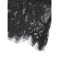 thumbnail image 3 of TheFound Crochet Lace Eyelash Lace Mesh Layering Fake Tops Skirt Hem for Women, 3 of 5