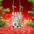 thumbnail image 6 of Cheapark Wooden Christmas Sled Pendants - Tree Ornaments for Office & Party Hanging, Festive Decor for Holiday Season, 6 of 7