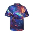 thumbnail image 3 of Daiia Starry Sky Turtle Hawaiian Shirt for Men Gentle Cotton Regular Short Sleeve Casual-3X-Large, 3 of 9