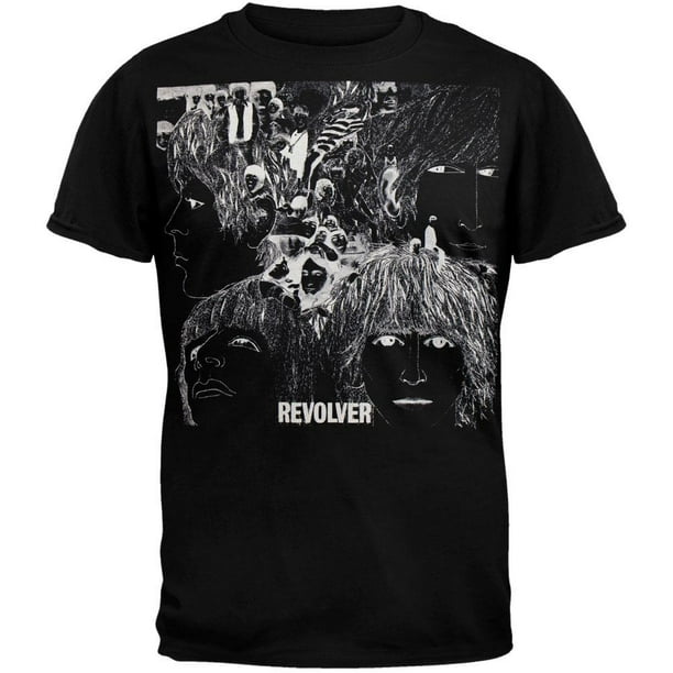 The Beatles - Beatles - Revolver Soft Black T-Shirt - Small - Walmart ...