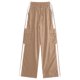 thumbnail image 2 of Pantalones largos para niños y pantalones de verano con cintura elástica para niños, pantalones casuales de pierna ancha de color sólido, pantalones largos para niños, pantalones de abrigo para niños,, 2 of 6