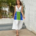 thumbnail image 4 of Pickleball Robe Sans Manches Verte et Bleue Élégante pour Femmes Été 2024, 4 of 4