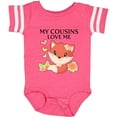 thumbnail image 3 of Inktastic My Cousins Love Me- Little Fox Boys or Girls Baby Bodysuit, 3 of 5