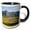 Black/White, variant on 3drose, Alaska, Gates of the Arctic National Park, Noatak and Igning Rivers., 11oz Magic Transforming Mug