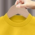 thumbnail image 6 of Hessimy Toddler Boys Girls Spring Summer Soft Fabric Thermal Underwear Soft Warm Long Sleepwear Pjs Set, Soft Fabric Thermal Pjs(Yellow,110), 6 of 7