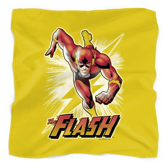 Justice League Flash Yellow Bandana (21 in x 21 in)