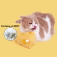 thumbnail image 2 of Creative Durable Pet Plush Cheese Toy For Cat Training And Playing, 2 of 6