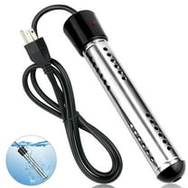 1500W Immersion Water Heater, Electric Bucket Heater Stainless-Steel Portable Submersible Water Heater for Inflatable Pool Bathtub, Basin