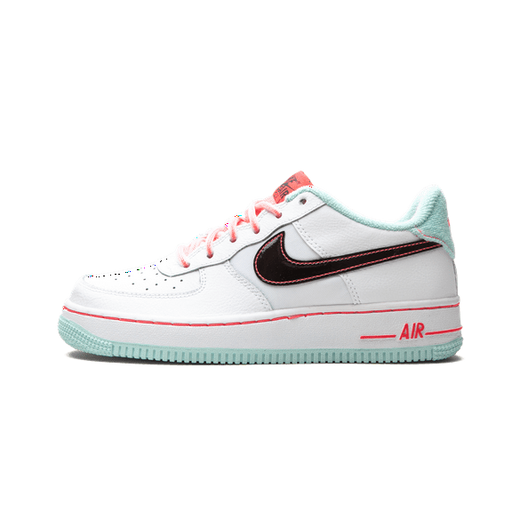NIKE GRADE SCHOOL Air Force 1 '07 LV8 GS "White / Atomic Pink" DD7709 100 from Stadium Goods