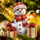 thumbnail image 4 of Snowman Car Decoration, Hanging Snowman Decoration, Flat Gift Snowman, Christmas Tree Decoration, Outdoor Hanging Decoration, Foldable Snowman, Metal Frame, For Office, Snowman Wall Hanging,, 4 of 8