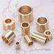 thumbnail image 5 of Paquete de 4 rodamientos de manguito con brida 3/8" de diámetro interior x 5/8" de diámetro exterior x 1/2" de longitud x 3/4" de diámetro de brida, buje de latón autolubricante, 5 of 5