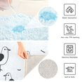 thumbnail image 4 of Toilet Rug U-Shaped Bathroom Rugs Non-Slip Soft Plush Machine Washable Contour Bath Mat Line Seagull Bird 24x20, 4 of 9