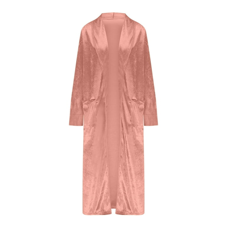 Womens Velvet Dusters And Long Cardigans,Velvet Cardigan for Women