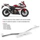 thumbnail image 4 of de para parachoques reubicación Soporte de parachoques delantero de motocicleta de aleación de aluminio Soporte de montaje de luz antiniebla apto para HondaSilver Unbranded 1615200013412, 4 of 8