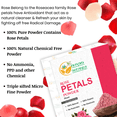 thumbnail image 5 of Herbs Botanica Rose Petal Powder Organic 100g / 3.52 oz For Face Mask | Skin Care | Natural and Chemical Free | No Added Preservatives or Colors, 5 of 5