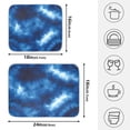 thumbnail image 2 of Ryvnso Tie Dye Blue Print Dish Drying Mat for Kitchen Countertop 18x24 Large Dish Pad Drainer Rack Dish Sink Mats, 2 of 7