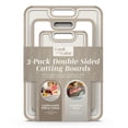 thumbnail image 3 of Cook With Color Dual Sided Cutting Board , Cream, 3 of 12