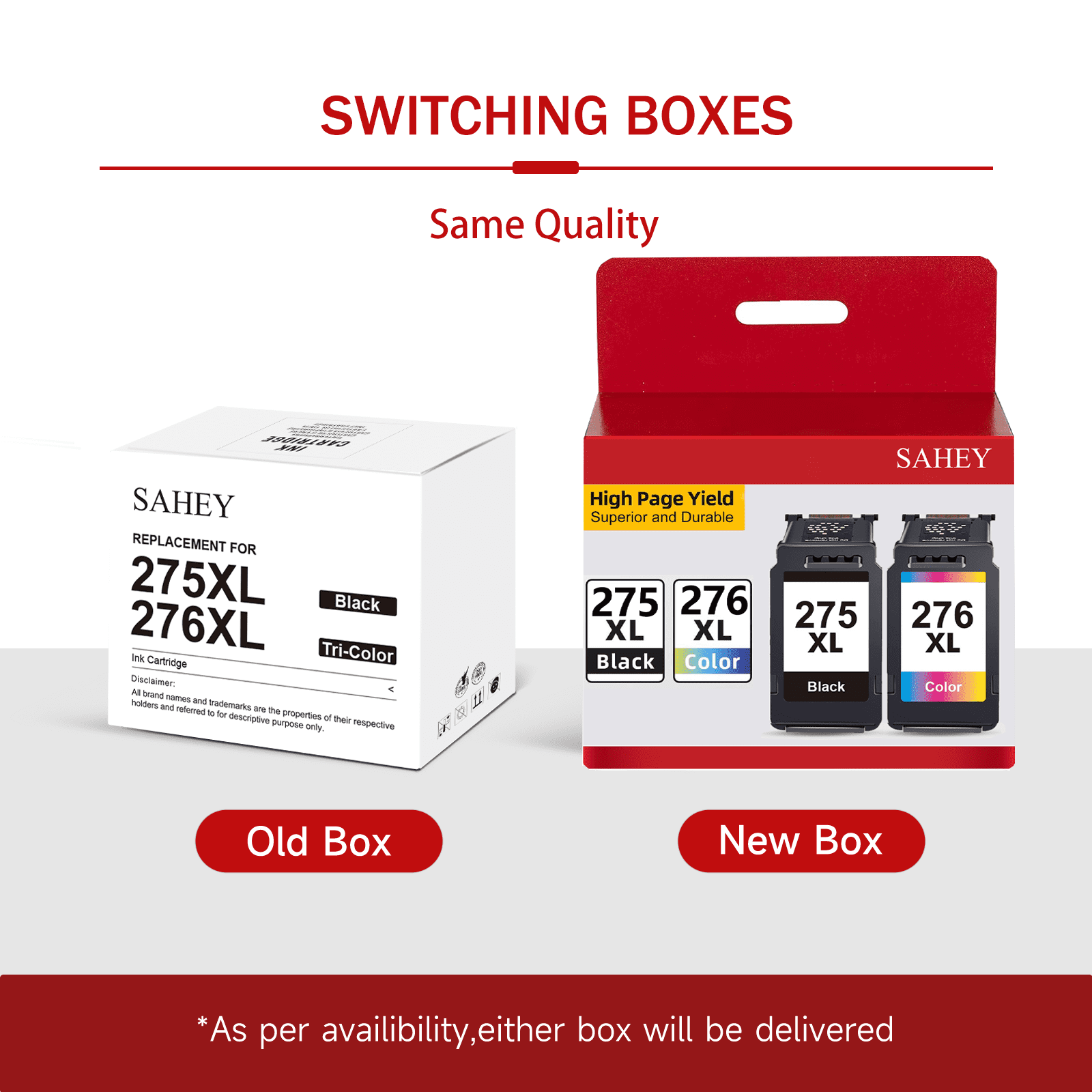 275XL 276 XL Ink Cartridges Compatible for Canon Ink 275 and 276 Replacement for Canon PG-275 CL-276 Compatible for PIXMA TR4720 TS3522 TR4722 TS3500 TS3520 Printers (1 Black, 1 Tricolor)
