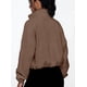 thumbnail image 4 of Chaquetas de Forro para Mujer, Sudaderas Extragrandes con Cremallera, Ropa de Invierno, Conjuntos de Larga y Corte Corto para Otoño. Color Caramelo L, 4 of 9