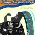 thumbnail image 5 of Snake and Hand Gothic Pattern 17" School Backpacks for Teens,Waterproof Oxford Fabric,S-Shape Padded Straps for School,Travel,Hiking,Camping, 5 of 6