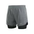 thumbnail image 3 of Shorts Deportivos Shorts de carrera Lixada 2-en-1 para hombre Secado rápido Ejercicio de entrenamien, 3 of 7