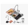 thumbnail image 2 of Fregadero Preimum De Cocina De Acero Inoxidable 304 Con Accesorios 68x45, 2 of 4