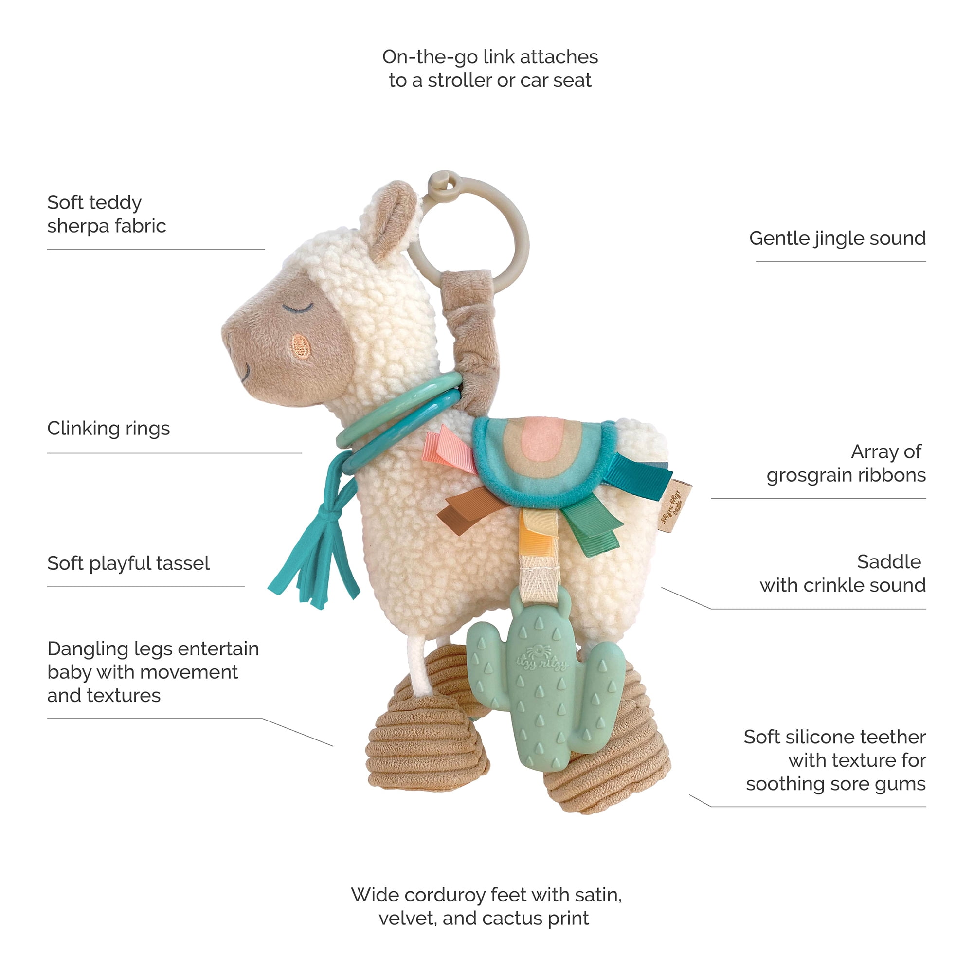 Itzy Ritzy Link and Love - Llama - Walmart.com