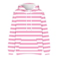 thumbnail image 4 of Stripe Hoodies for Men with Front Pockets Trendy Pullover Long Sleeve Fleece Lined Sweatshirts Casual Loose Comfort Basic Hoodie, 4 of 4