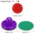 thumbnail image 2 of 4Pcs Air Hockey Pushers 96mm with Pads and 8Pcs Air Hockey Pucks Handles Paddles Replacement Accessory, 2 of 6