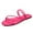 Hot Pink, variant on JikouIivo Fashionable Cross Strap Flat Two-Wear Sandals Slippers for Women Clearance