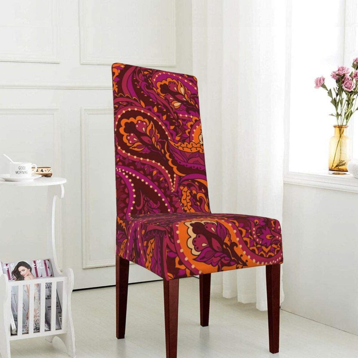 Restaurant chair covers discount