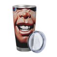 thumbnail image 2 of Saiise Chucky Print Tumbler 20 Oz Stainless Steel Vacuum Insulated with Straw Coffee Cup for Home,Office,Outdoor Works Great for Ice Drinks and Hot Beverage, 2 of 8