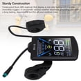 thumbnail image 3 of Electric Bike LCD Display, 5 Cores Rain Proof Cable Easy Installation Scooter Display  for Camping, 3 of 7