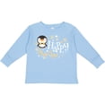 thumbnail image 3 of Inktastic Happy New Year with Cute Penguin Boys or Girls Long Sleeve Toddler T-Shirt, 3 of 5